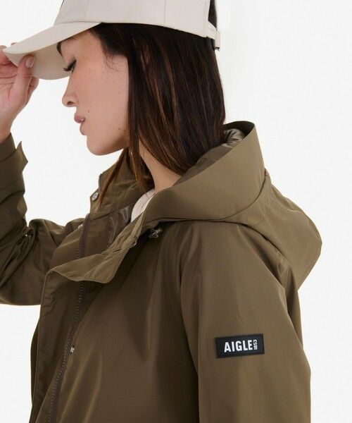 AIGLE / エーグル その他アウター | 2層メンブレン仕様 透湿防水 防風 ロングフーデッドジャケット / マウンテンパーカー ロング丈 | 詳細18