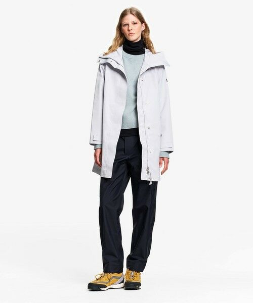 AIGLE / エーグル その他アウター | 2層メンブレン仕様 透湿防水 防風 ロングフーデッドジャケット / マウンテンパーカー ロング丈 | 詳細15
