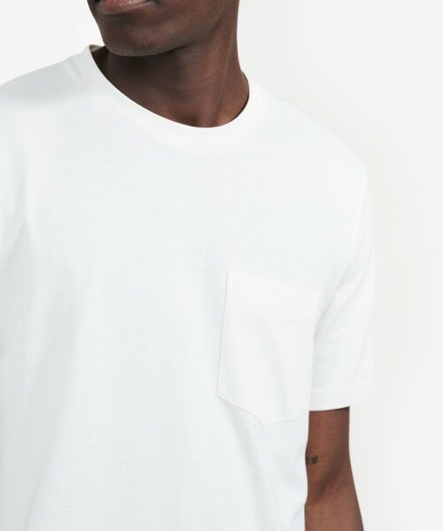 AIGLE / エーグル Tシャツ | オーガニックコットン ワンポイント刺繍ロゴ クルーネックポケット半袖Tシャツ | 詳細2
