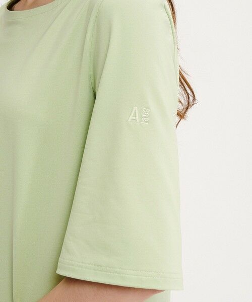 AIGLE / エーグル Tシャツ | UVカット 吸水速乾 ボートネック半袖Tシャツ | 詳細5
