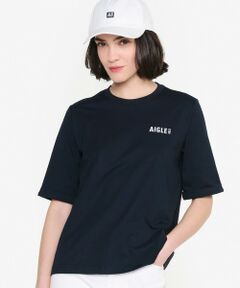AIGLE / エーグル Tシャツ | 吸水速乾 ワンポイントロゴプリント 半袖Tシャツ