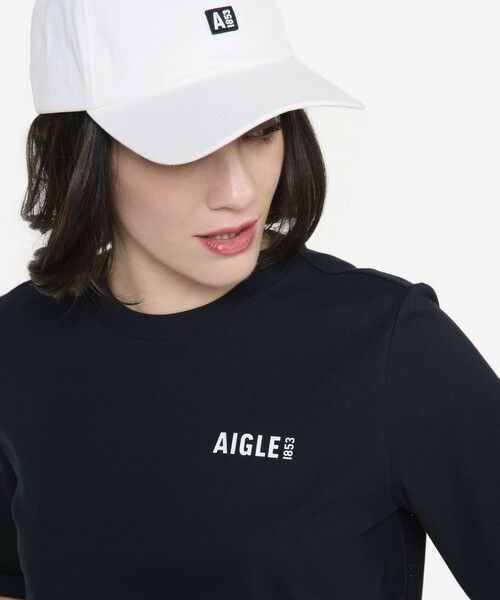 AIGLE / エーグル Tシャツ | 吸水速乾 ワンポイントロゴプリント 半袖Tシャツ | 詳細4