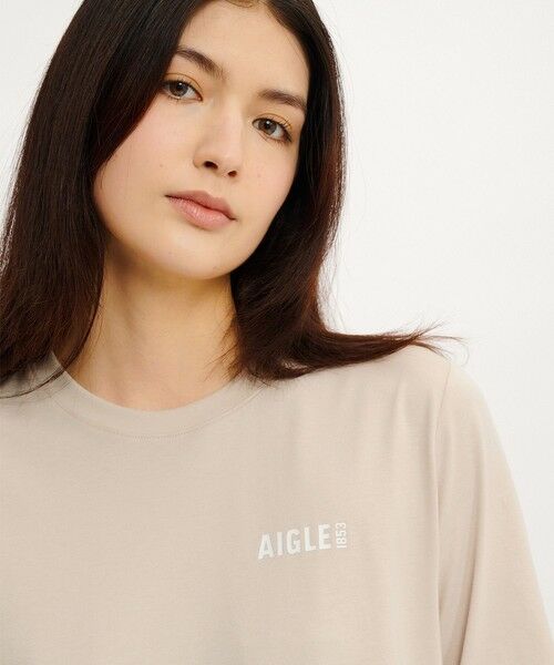 AIGLE / エーグル Tシャツ | 吸水速乾 ワンポイントロゴプリント 半袖Tシャツ | 詳細8