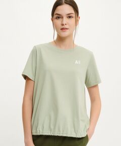 UVカット 吸水速乾 ワンポイントロゴクルーネック半袖Tシャツ