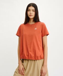 UVカット 吸水速乾 ワンポイントロゴクルーネック半袖Tシャツ