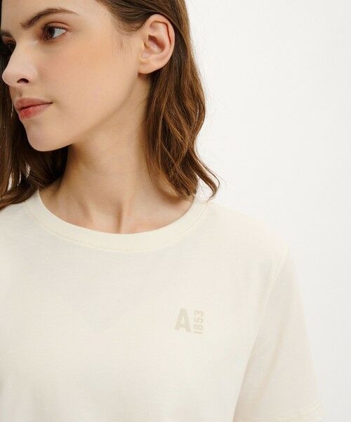 AIGLE / エーグル Tシャツ | UVカット 吸水速乾 ワンポイントロゴクルーネック半袖Tシャツ | 詳細1