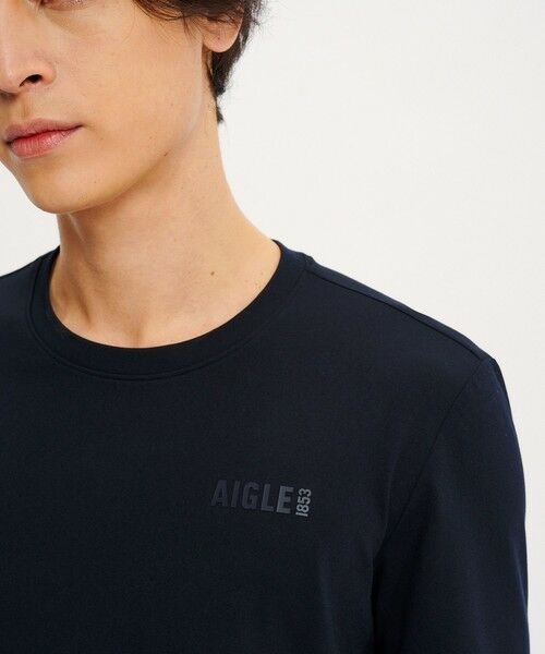AIGLE / エーグル Tシャツ | UVカット 吸水速乾 プライムフレックス ワンポイントロゴ 長袖Tシャツ | 詳細6