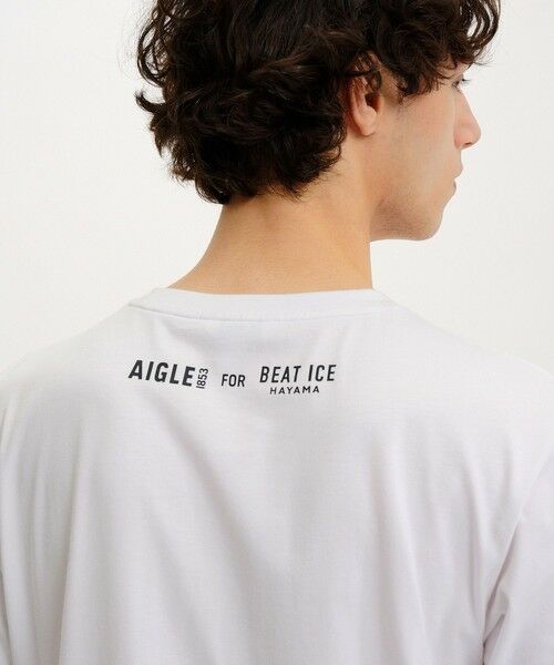 AIGLE / エーグル Tシャツ | 【BEAT ICE】オーガニックコットン グラフィックプリント クルーネック 半袖Tシャツ | 詳細2