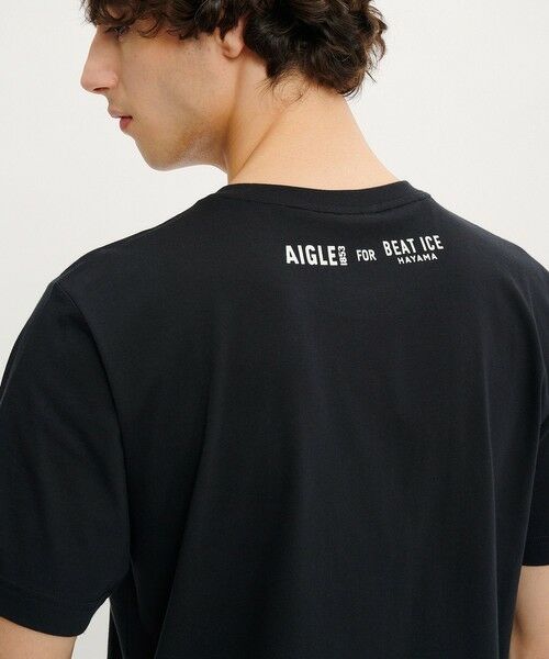 AIGLE / エーグル Tシャツ | 【BEAT ICE】オーガニックコットン グラフィックプリント クルーネック 半袖Tシャツ | 詳細4