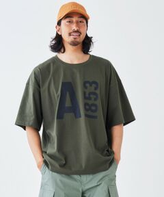 【EC限定】 オーガニックコットン オーバーサイズ ビッグロゴ 半袖Tシャツ