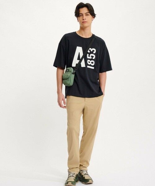 AIGLE / エーグル Tシャツ | 【EC限定】 ヘビーウェイトコットン オーバーサイズ ビッグロゴ 半袖Tシャツ | 詳細1