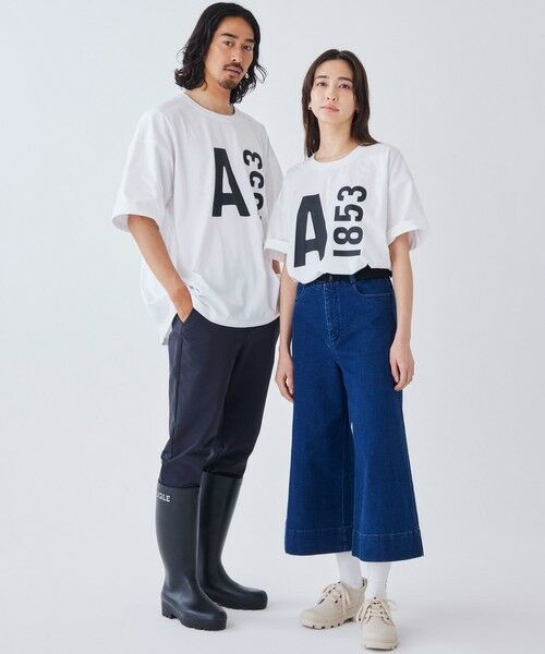 AIGLE / エーグル Tシャツ | 【EC限定】 オーガニックコットン オーバーサイズ ビッグロゴ 半袖Tシャツ | 詳細7