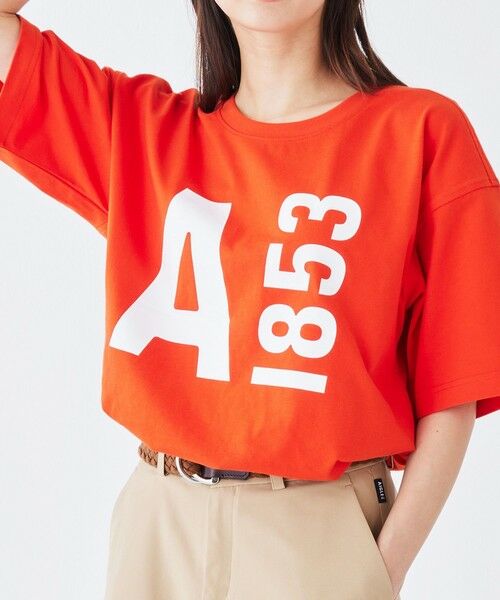 AIGLE / エーグル Tシャツ | 【EC限定】 オーガニックコットン オーバーサイズ ビッグロゴ 半袖Tシャツ | 詳細13