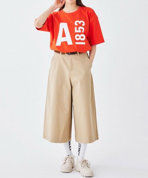 AIGLE / エーグル Tシャツ | 【EC限定】 オーガニックコットン オーバーサイズ ビッグロゴ 半袖Tシャツ | 詳細15