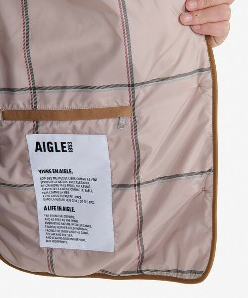 AIGLE / エーグル ブルゾン | DUPONT SORONA中綿 透湿防水 撥水 防風 2WAY インサレーションキルティングジャケット | 詳細5