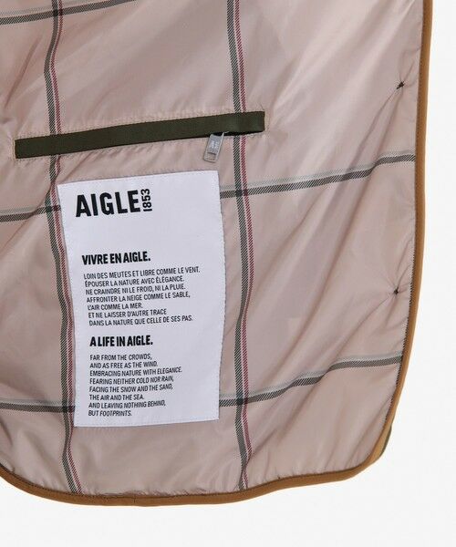 AIGLE / エーグル ブルゾン | DUPONT SORONA中綿 透湿防水 撥水 防風 2WAY インサレーションキルティングジャケット | 詳細11