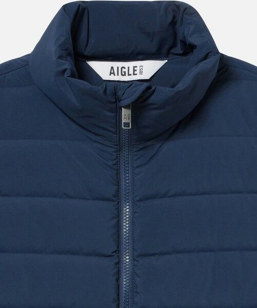 AIGLE / エーグル ダウンジャケット・ベスト | 超軽量 撥水 スタンドジップ シームレスダウンベスト T-KIT対応 | 詳細2