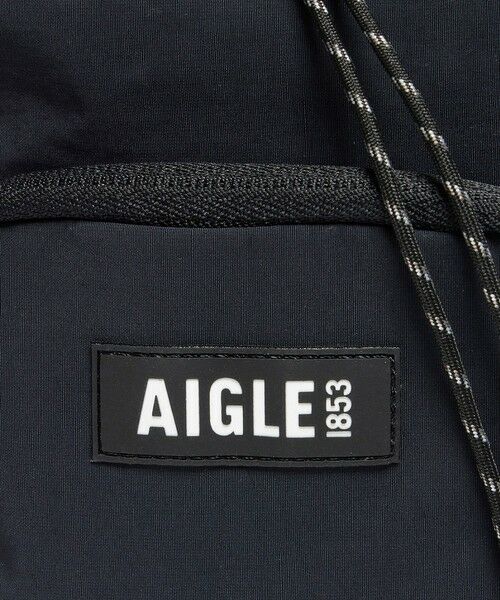 AIGLE / エーグル ショルダーバッグ | 撥水 リサイクルナイロン 2way巾着バッグ ミニポーチ付き W18×H27×D12cm 4L | 詳細8