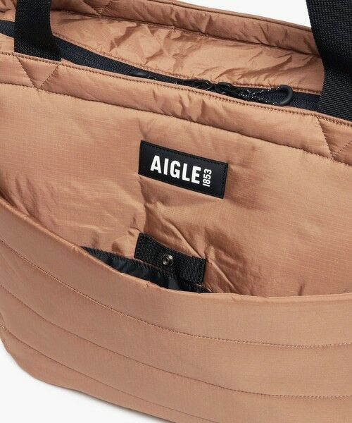 AIGLE / エーグル トートバッグ | 撥水 キルティングバック 2wayトートバッグ ショルダーバッグ ミニポーチ付き | 詳細8