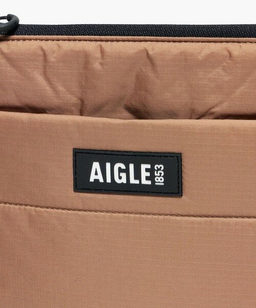 AIGLE / エーグル ショルダーバッグ | 撥水 パディング サコッシュ ショルダーバッグ ミニポーチ付き　W28×H20×D4cm | 詳細6