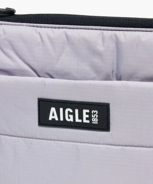 AIGLE / エーグル ショルダーバッグ | 撥水 パディング サコッシュ ショルダーバッグ ミニポーチ付き　W28×H20×D4cm | 詳細16