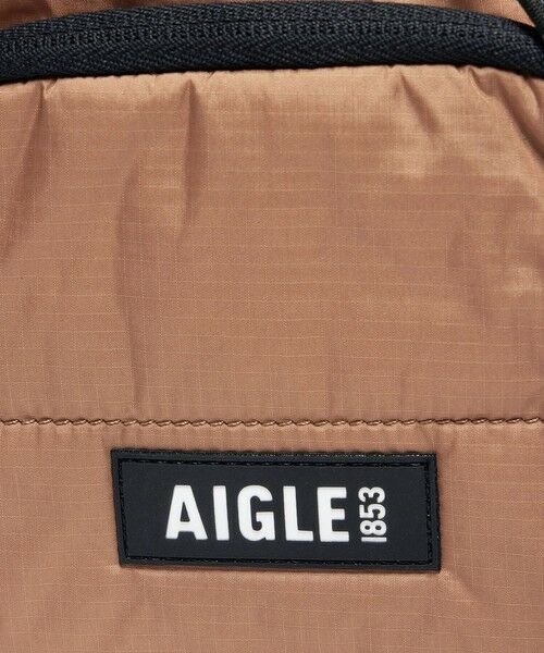 AIGLE / エーグル ショルダーバッグ | 撥水 パディング キルティング 巾着バッグ ショルダーバッグ 2WAY ミニポーチ付き | 詳細8