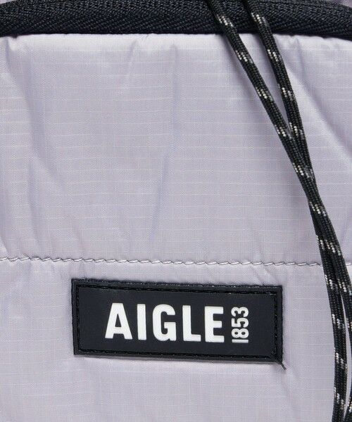 AIGLE / エーグル ショルダーバッグ | 撥水 パディング キルティング 巾着バッグ ショルダーバッグ 2WAY ミニポーチ付き | 詳細17