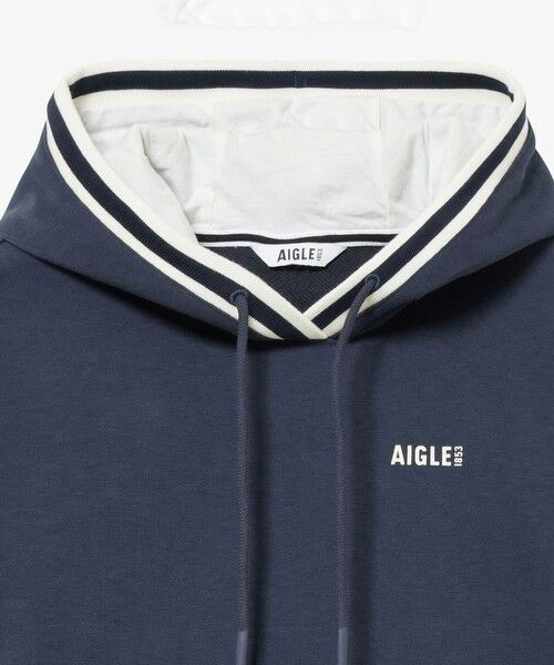 AIGLE / エーグル パーカー | ダブルストライプ フレンチテリースウェットパーカー | 詳細6