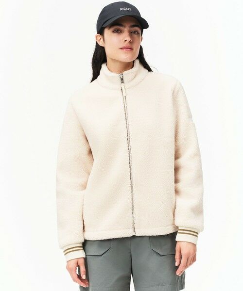 AIGLE / エーグル ブルゾン | シェルパフリーススタンドカラージップアップジャケット  T-KIT対応 | 詳細1