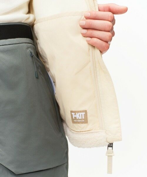 AIGLE / エーグル ブルゾン | シェルパフリーススタンドカラージップアップジャケット  T-KIT対応 | 詳細6