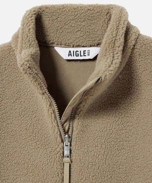 AIGLE / エーグル ブルゾン | シェルパフリーススタンドカラージップアップジャケット  T-KIT対応 | 詳細14