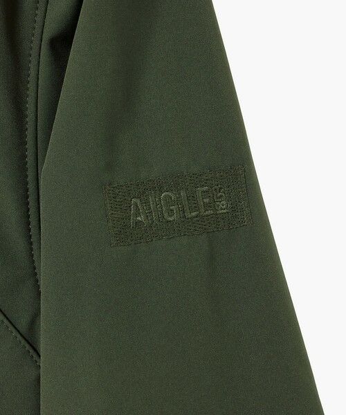 AIGLE / エーグル ナイロンジャケット | 撥水 ソフトシェル ストレッチ フリースジップアップパーカー | 詳細6