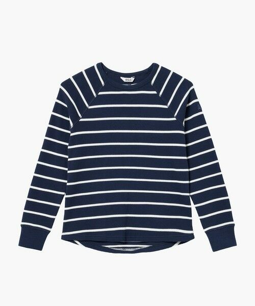 AIGLE / エーグル Tシャツ | ラグランスリーブ ワッフル ボーダーロングスリーブ 長袖Tシャツ | 詳細4