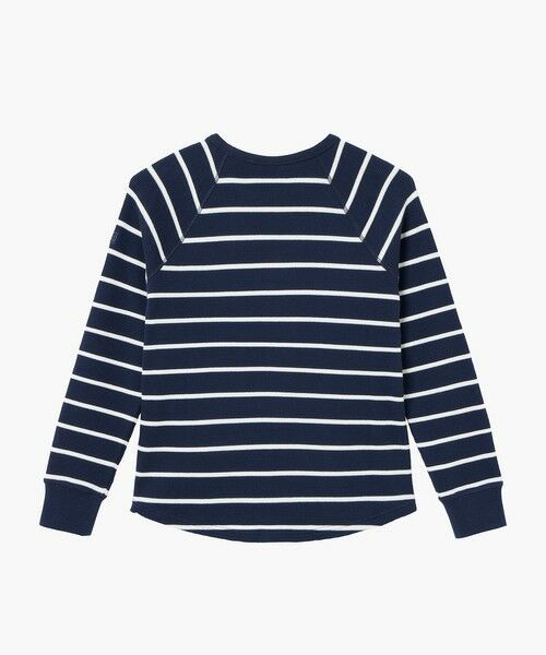 AIGLE / エーグル Tシャツ | ラグランスリーブ ワッフル ボーダーロングスリーブ 長袖Tシャツ | 詳細8