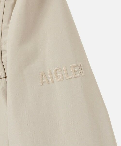 AIGLE / エーグル トレンチコート | GORE-TEX 防水 透湿 防風 ゴアテックス フーデッドロングトレンチコート | 詳細9