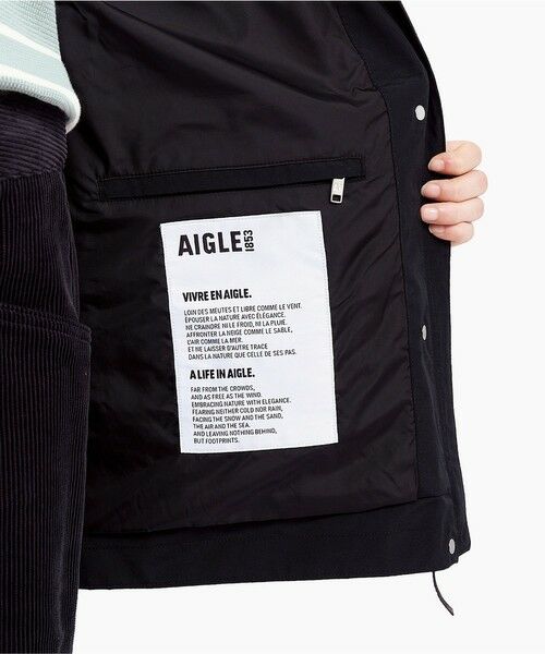 AIGLE / エーグル その他アウター | GORE-TEX ゴアテックス 防水 透湿 防風 フィッシュテールフーデッドジャケット | 詳細5