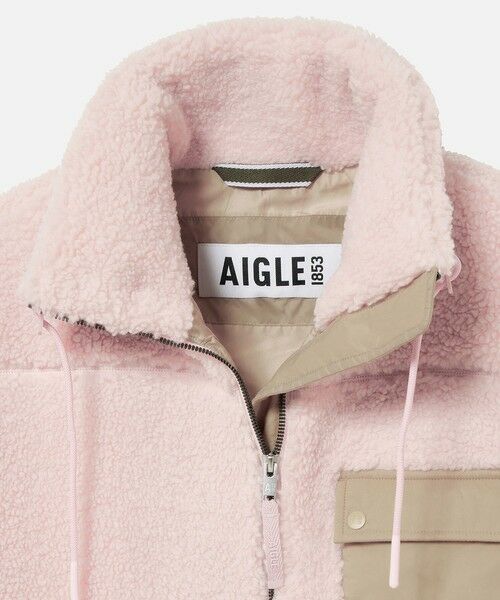 AIGLE / エーグル ブルゾン | ジップアップ シェルパフリースジャケット / ボアブルゾン | 詳細12