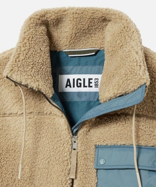 AIGLE / エーグル ブルゾン | ジップアップ シェルパフリースジャケット / ボアブルゾン | 詳細18