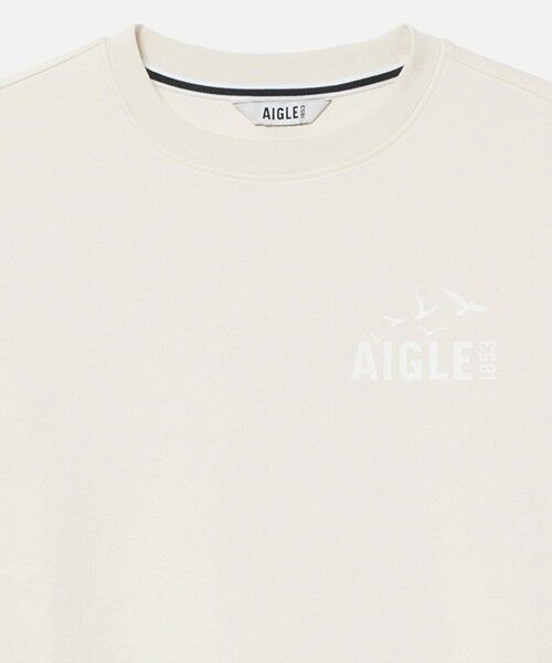 AIGLE / エーグル スウェット | UVカット ボクシーシルエット クロップド丈 ロングスリーブ スウェットTシャツ | 詳細14