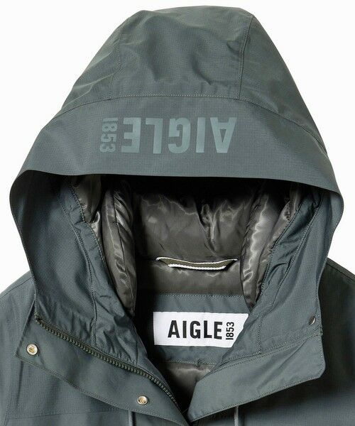 AIGLE / エーグル ダウンジャケット・ベスト | GORE-TEX ゴアテックス DUPONT SORONA中綿 防水 透湿 防風  フーデッドダウンジャケット | 詳細8