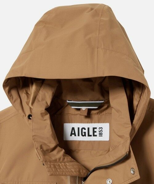 AIGLE / エーグル その他アウター | MTD 防水 防風 透湿 マルチポケットワークフーデッドジャケット / ジップアップブルゾン フード取り外し可 | 詳細6