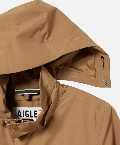 AIGLE / エーグル その他アウター | MTD 防水 防風 透湿 マルチポケットワークフーデッドジャケット / ジップアップブルゾン フード取り外し可 | 詳細7