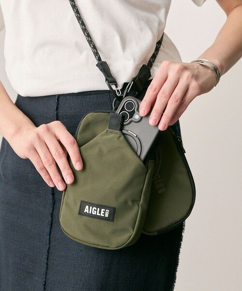 AIGLE / エーグル ショルダーバッグ | 撥水 ショルダーポーチ サブポーチ付属 | 詳細4