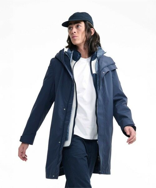 透湿防水 ロングフーデッドコート （その他アウター）｜AIGLE