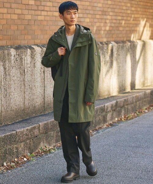 透湿防水 ロングフーデッドコート （その他アウター）｜AIGLE