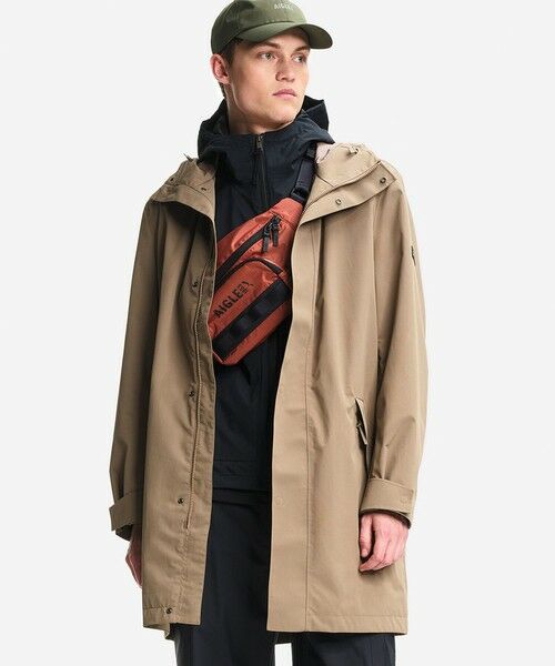 AIGLE / エーグル その他アウター | 透湿防水 ロングフーデッドコート（サンドベージュ）