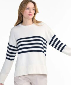 AIGLE / エーグル ニット・セーター | オーガニックコットン マリンボーダーニットセーター