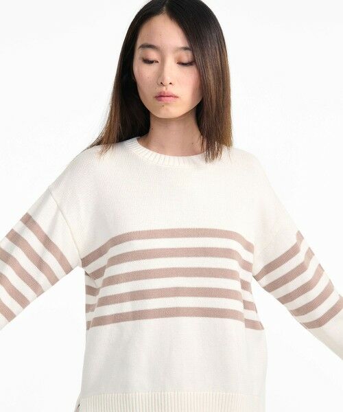 AIGLE / エーグル ニット・セーター | オーガニックコットン マリンボーダーニットセーター | 詳細2