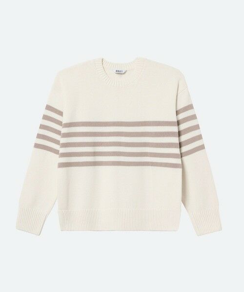 AIGLE / エーグル ニット・セーター | オーガニックコットン マリンボーダーニットセーター | 詳細5