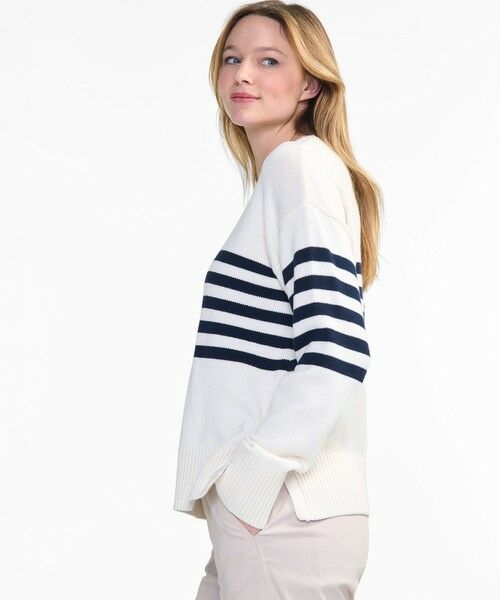 AIGLE / エーグル ニット・セーター | オーガニックコットン マリンボーダーニットセーター | 詳細12